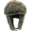 Faux Fur Camo Coloured Ushanka Style Hat (Medium (56/57))