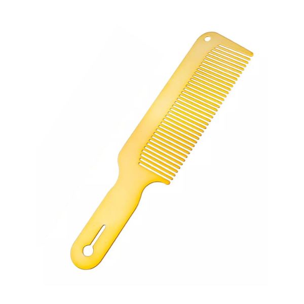 Metal Fx Barber Salon Hair CLIPPER COMB Brush Flat Top Utensil - Ultra Thin