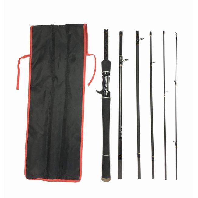 EVA 8ft Bait Pack Rod 6pcs(ML) Bait Finesse Rod Mobile Rod Bass Rod Stream Bait Sea Bass Lure Rod Rock Fish Rod