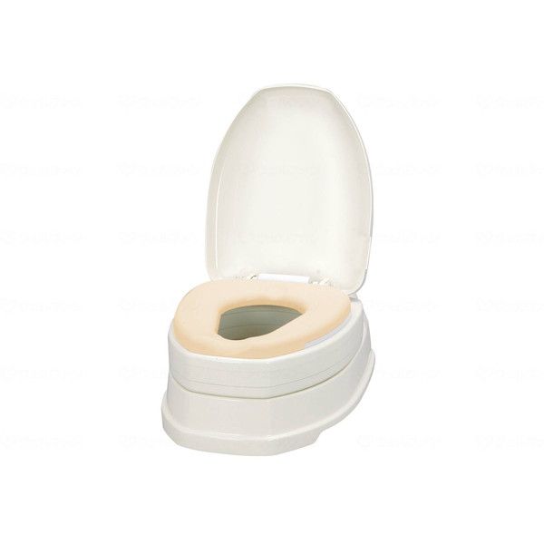 Sanitary Ace OD Soft Toilet Seat Dual Use Height Increase #8 Ivory Aronkasei 871018 Manufacturer Direct