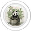 Panda Aesthetic PopSockets PopGrip for MagSafe