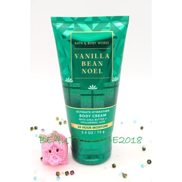 Bath and Body Works VANILLA BEAN NOEL Travel Size Body Cream 2.5 oz / 70 g