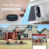 2PCS 4MP Solar Wireless Color Night Vision CCTV Security Camera WIFI 2-Way Audio
