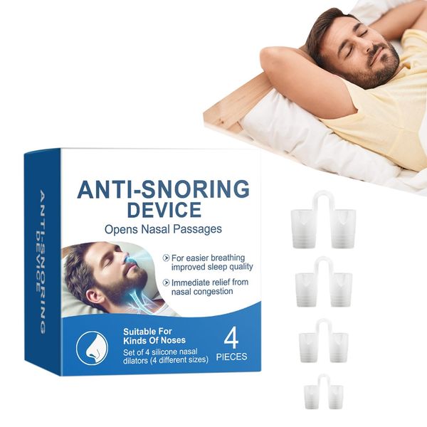 Anti Snoring Nasal Dilators | Reusable Snoring Device, Silicone Nasal Dilators for Men to Stop Snoring, Relieve Nasal Discomfort