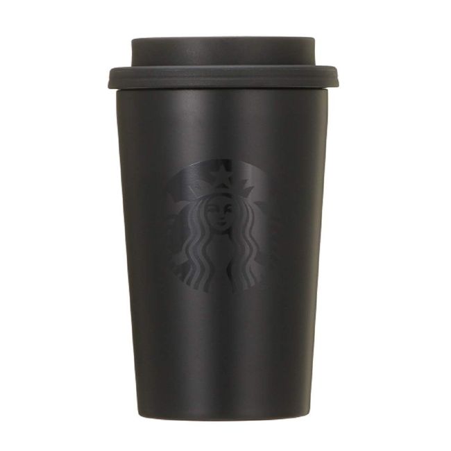 STARBUCKS Starbucks Stainless Steel TOGO Cup Tumbler Mat, Black, 12.0 fl oz (355 ml), Birthday Gift