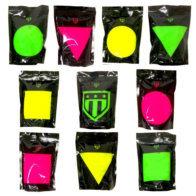 Pop Packs - 10 Bursting Targets - Splatter Targets - Precision Range Target - Multi-Variable Shooting System – Targets for Shooting, Multi-Color