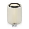 Craftsman & Ridgid Replacement Filter 6 pack By Kopach, Part # 17816
