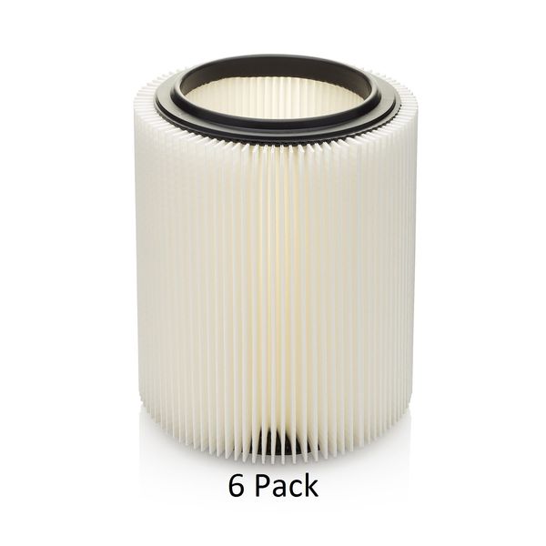 Craftsman & Ridgid Replacement Filter 6 pack By Kopach, Part # 17816