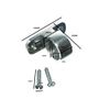 SASH Window Pole Lift Eye Ring Chrome Complete with Fixing Screws