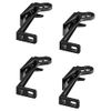 UTRUSTA Lock for Kitchen Drawers/cabinets, Black 4 Pack + Free FINCHLEY Refill Pen