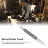 Spring Loaded Centre Punch, Hammerless High Hardnesscenter Punch for Metal, Spring Tools Centre Punch for Workshop