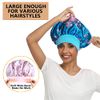 10PCS Satin Bonnets for Black Women, Large Braids Bonnet Wide Band Hair Bonnets