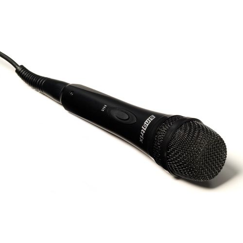 Singtrix Professional Karaoke Machine Microphone with Hit Button to Activate Effects and Voice Enhancements (SGTXMIC1), Black
