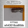 WH43016US80DS FITTING fits CASE NEW HOLLAND (New OEM Open Box)