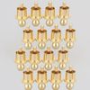 16Pcs Gold Plated RCA Caps Plug Short-Circuit Shielding Socket Protect Cover