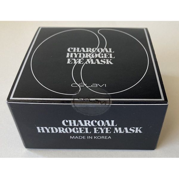 Charcoal Hydrogel Eye Mask Celavi Brand 40 Sheets New In Box