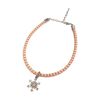 Eclea Static Static Removal Snowflake Pet Necklace, Blue, S