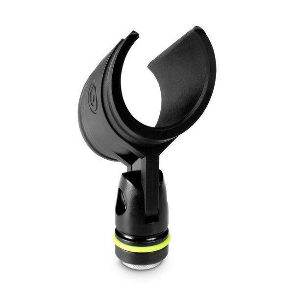 Gravity MS CLMP 34 Microphone Clamp for Handheld Transmission Microphones, 34-42 mm Diameter, Black
