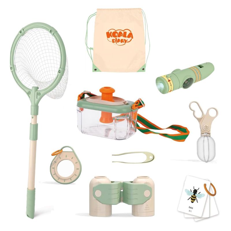 WKITKA Insect Catcher Box for Kids, Collection Box, Insect Tweezers ...