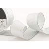 Berisfords Lame Ribbon, Silver, 40mm