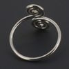 Touch Jewellery 925 Sterling Silver Coil Design Toe Ring