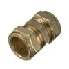 6mm Brass Compression Coupling
