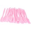 Eyelash Comb 25pcs, Eyebrow Eyelash Separator Comb Mini Comb Sets Makeup Tool for Eyelash Extension