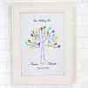 Free Personalized Wedding Tree with Frame A4 Wedding Welcome Board Gift (Tree Sketch Type)