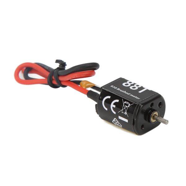 SUNGOOYUE 88T Bushed Motor, RC 030 88T Bushed Motor High Low Noise Motor Complete Motors for Axial SCX24 AXI90081 1/24 RC Crawler Electric Motors & Parts