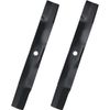 2 PC Lawn Mower Blade set- 42" John Deere  OEM #'s AM137327,AM141