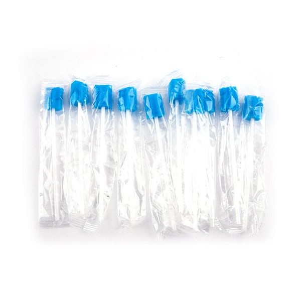 10Pcs Disposable Oral Care Sponge Swabs Sponge Sticks Individually Wrapped Unflavored Sterile Dental Swabstic