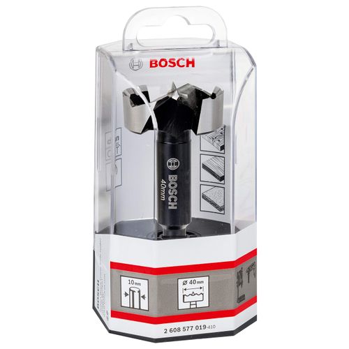Bosch Professional Forstner Drill Bit (for Wood, Ø 40 mm, length 90 mm, drill accessories)