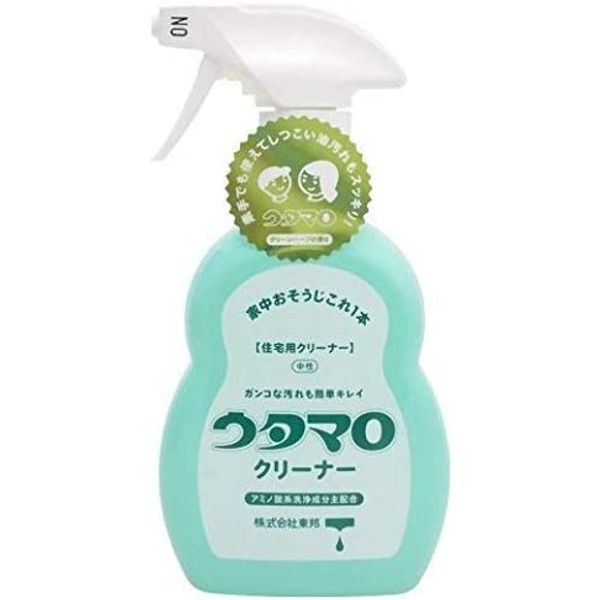 Toho Utamaro Cleaner, 13.5 fl oz (400 ml), Residential Detergent, Fresh Green Herb Scent, Set of 24 (4904766130215)