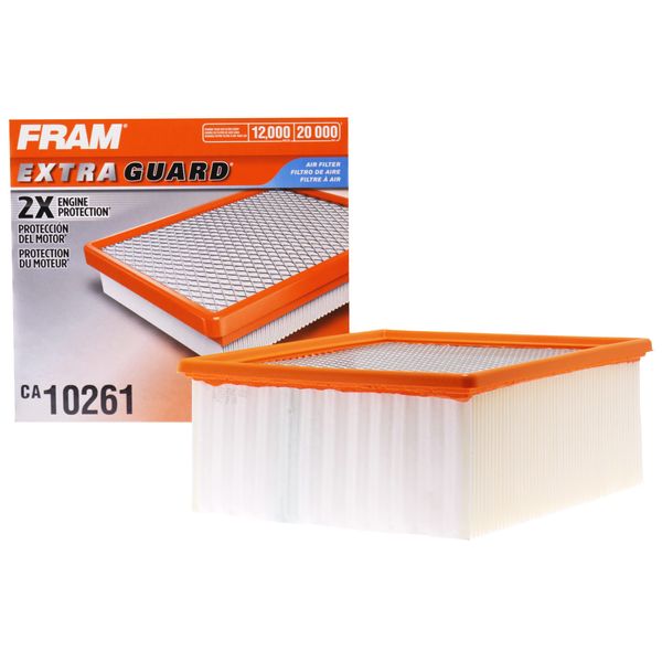 FRAM Extra Guard CA10261 Replacement Engine Air Filter for 2007-2022 Dodge Ram 2500-5500 (6.4L & 6.7L), Provides Up to 12 Months or 12,000 Miles Filter Protection