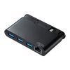 サンワサプライ LANアダプタ付きUSB Type-Cハブ USB-3TCH10BK