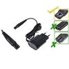 BODYA 2Pcs 15V Shaver Charger Cord Charging Cable Power Supply Adapter Fit for Philips Shaver HQ8505 HQ8500 HQ6425 HQ6426, Black