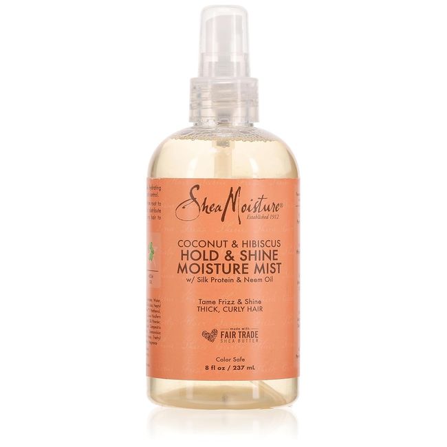 Shea Moisture Coconut & Hibiscus Hold & Shine Moisture Mist, 8 Ounce