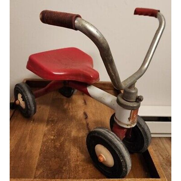 No Pedal Vintage Red AMF Junior Children’s Tricycle LOOK @PICS FOR CONDITION