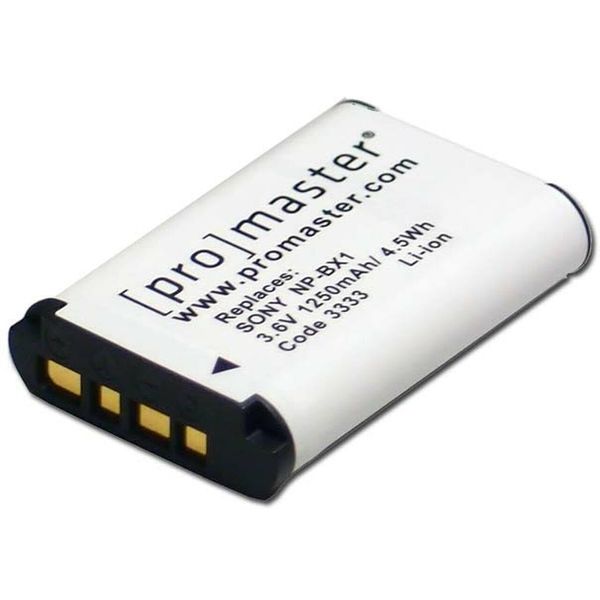 ProMaster Li-ion Battery for Sony NP-BX1, (Model 3333)
