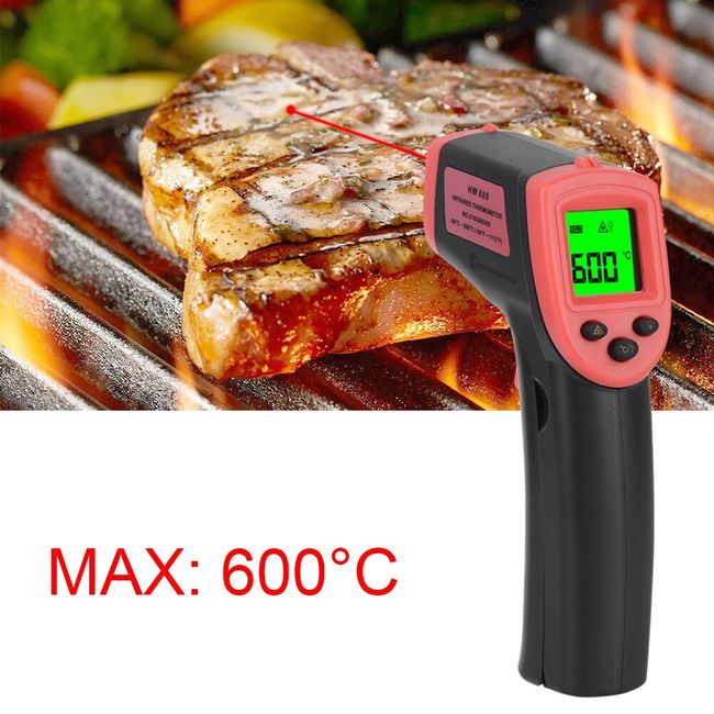 Thermometer Cooking Temperature Gun-High Temperature Non Contact Pyrometer  for Food Oven Industrial - AliExpress