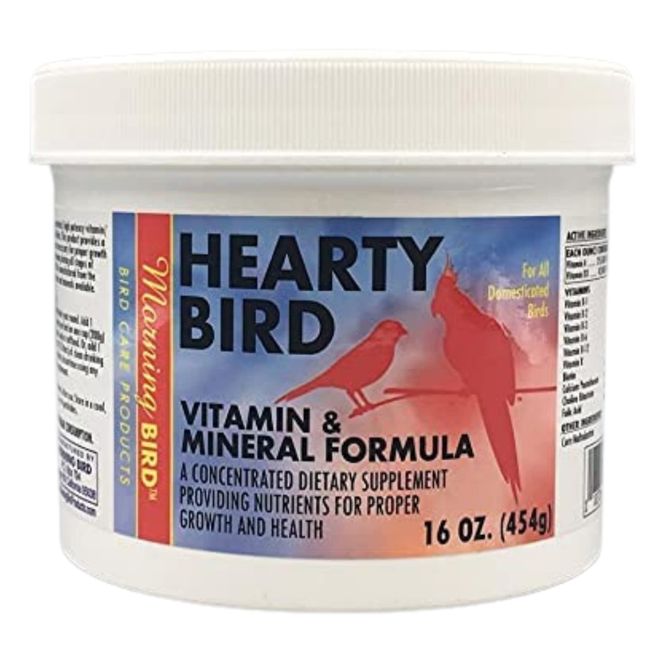 Morning Bird Hearty Bird Vitamin/Mineral Formula, Natural Human Grade Ingredients, Pesticide-Free, Daily Use, 1 lb.