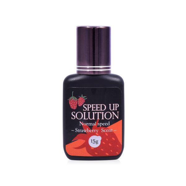 Speed up Solution for Eyelash Extensions - FASTER DRYING TIMES FOR GLUE - 15ml (Strawberry)
