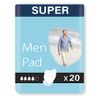 20 x Incontinence Pads Men with Adhesive Strip | Provides Extra Protection and Maximum Dryness | Mens Incontinence Pads | Anatomical Shaped | Pads for Men | Bladder Weakness Pads Men | (1 Pack of 20)