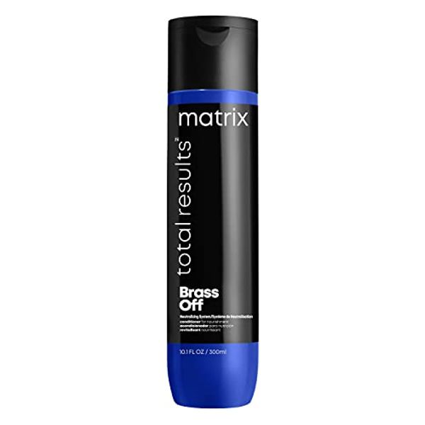 Matrix Brass Off, Colour Protecting Conditioner to hydrate and nourish for Lightened Brunette Hair, Total Results 300ml