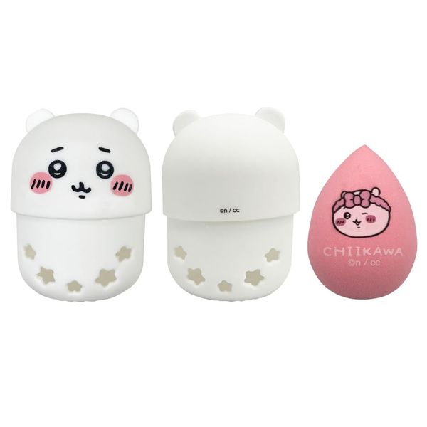 Chiikawa CW46276 Chiikawa Cute Petit Pla Nagano Makeup Sponge with Case 3D Sponge Makeup Foundation Liquid Powder