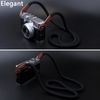 VKO Camera Strap, Soft Camera Strap Neck Shoulder Strap for Mirrorless DSLR SLR Camera 100cm Black