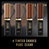 Max Factor 2000 Calorie Volumising Brow Sculpt Gel, Long-Lasting, Plumped & Fuller-Looking Brows, Waterproof, Smudge-Proof, Shapes & Intensifies, 001 Dark Blonde, 4.5ml
