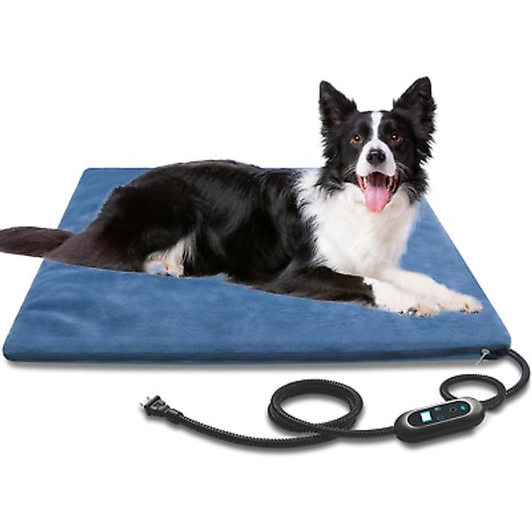 Medium Size Pet Heated Pad Electric Heating Pad for Dogs, Waterproof Dog Cat Hea