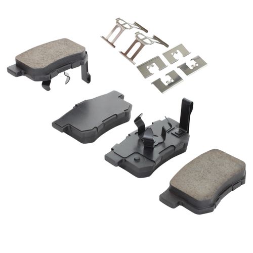 QUALITY-BUILT Work Force Semi-Metallic Rear Brake Pads (1002-1086M) Replacement for Acura RDX 2018-2010, Honda Accord Crosstour 2011-2010, City 2015, Crosstour 2015-2012, CR-V 2016-2005