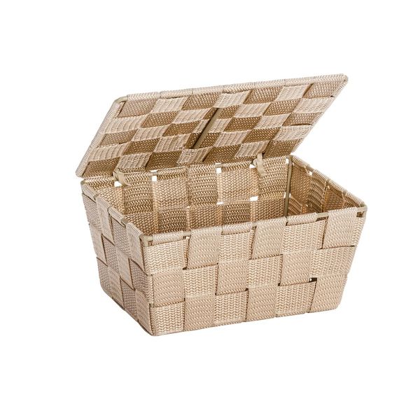 Wenko Adria 22198100 Storage Basket Plastic 19 x 10 x 14cm beige